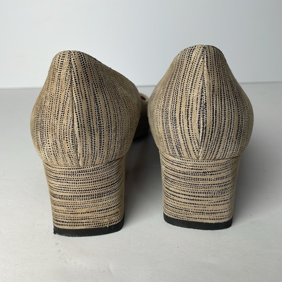 Aquatalia Phoebe Stripped Point Toe Pumps - Picture 4 of 8